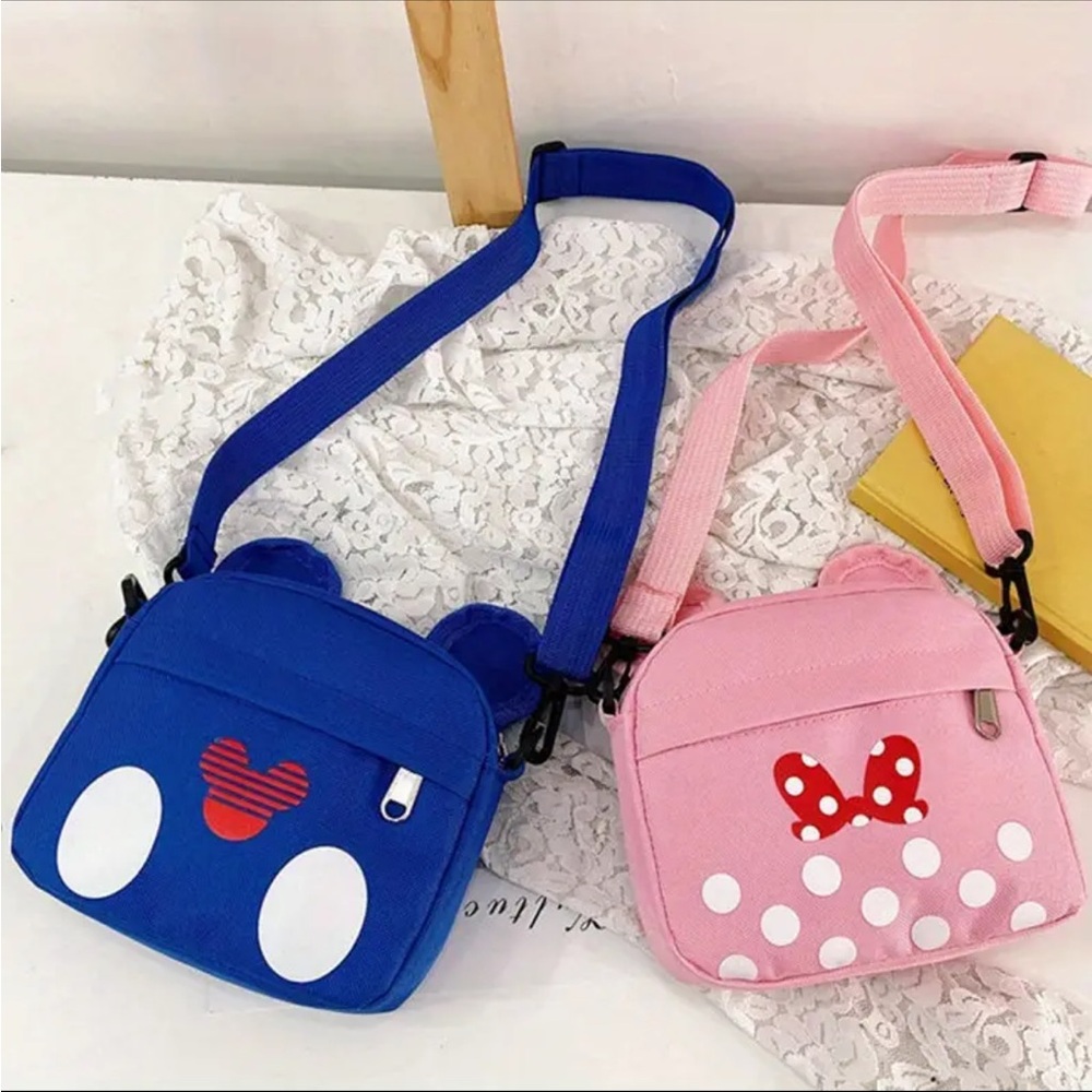 Canvas Coin Purse Trendy with Zipper, Adjustable Strap - Picture 10 of 10